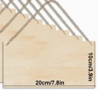 Wood Sign with Rope