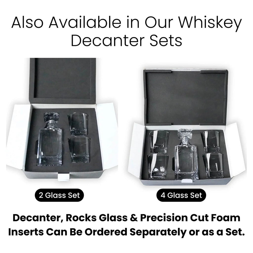 Decanter/Whiskey Glass Set
