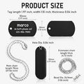 Dog Tag w/ Chain Customization