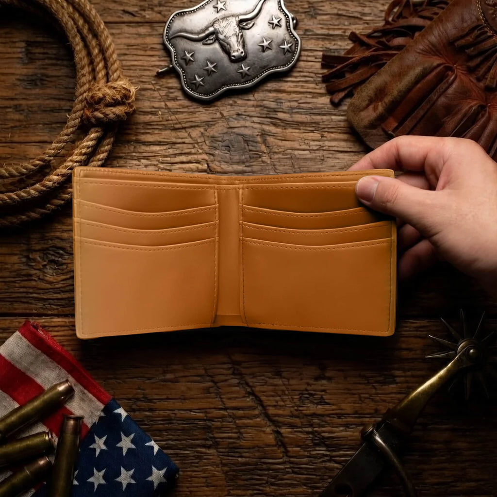 Leather Wallet w/ customization