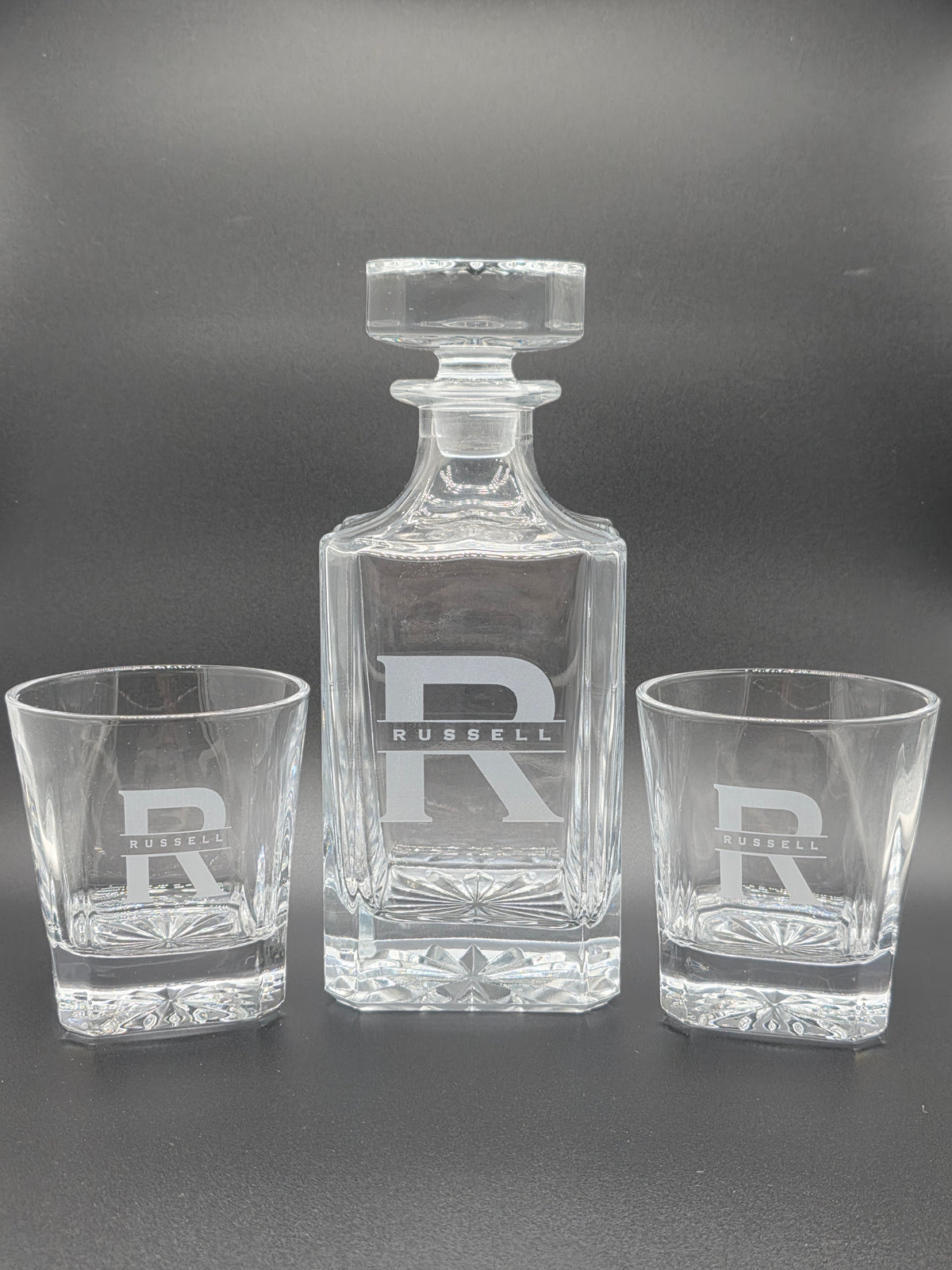 Decanter/Whiskey Glass Set
